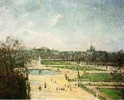 Tuileries Gardens, Afternoon, Sun Camille Pissarro